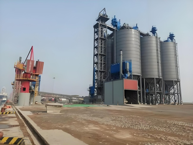 周口高架骨料仓